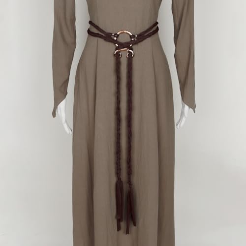 Joukavor Viking Troll Cross Rope Belt - Medieval Norse Witch Belt for Women2