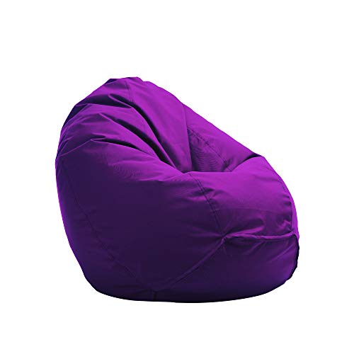 Bruni Bean Bag Classico M in Violett - Sitzsack Outdoor und Indoor mit Innensack zum Zocken & Lesen, Abnehmbarer Bezug, lebensmittelechte EPS-Perlen als Bean-Bag-Füllung, aus Deutschland Bruni Bean Bag Classico M in Violett - Sitzsack Outdoor und Indoor mit Innensack zum Zocken & Lesen, Abnehmbarer Bezug, lebensmittelechte EPS-Perlen als Bean-Bag-Füllung, aus Deutschland