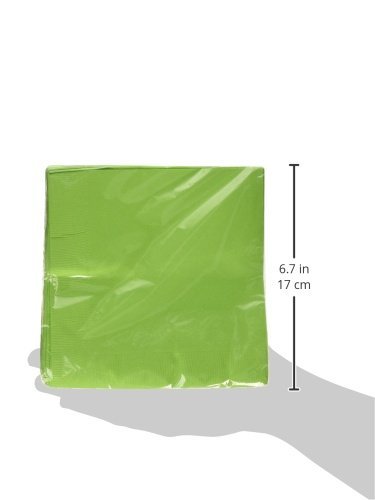 Amscan Internationaal lunchservet S/C Hitch 2-laags (Kiwi Green) Pack van 50 - Image 5