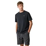 tee shirt garcia homme Bleu Garcia P261202 Short Sleeve T-Shirt S
