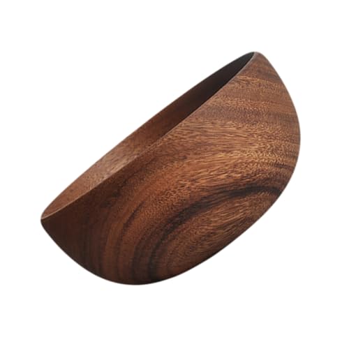 BESTonZON 相思木製サラダボウル 食洗機対応 耐熱耐冷の木製スープ ライスボウル 家用多用途デザート容器 に