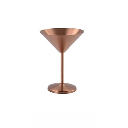 Homeponnew Verre à vin mousseux en forme de V en acier inoxydable pour cocktails à champagne - Finition polie avec design moderne - 11,7 x 8 x 16 cm - Compatible avec bar à domicile et usage
