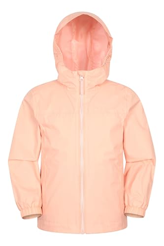 Mountain Warehouse Torrent Kids Waterproof Rain Jacket Pink 3-4y