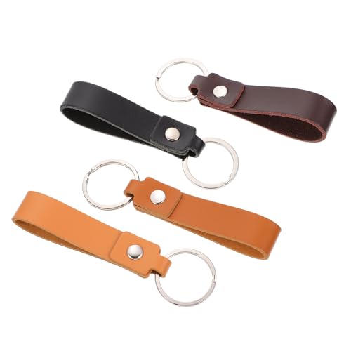 4 pezzi portachiavi decorazione retrò da auto gadget porta carte per uomo portafoglio vintage portafogli coreani accessori da donna pelle colori assortiti