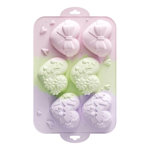 Moldes de silicona en forma de corazón, molde de silicona para caramelos, herramienta para hornear con patrón en relieve para pudín, pasteles, mousse, brownie, gelatina, comida para el día de San