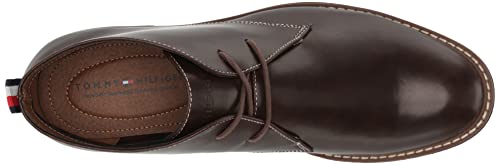 Tommy Hilfiger Men's Gervis Chukka Boot, Dark Brown, 9.5 #TOP4