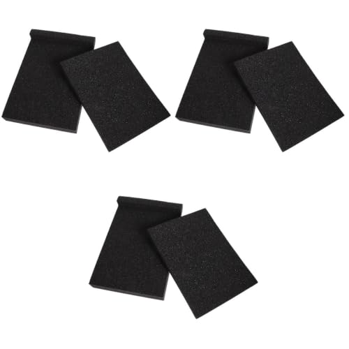 Almohadillas de aislamiento acústico Levemolo 6 piezas - Espuma para altavoces que reduce eco y reverberación para estudio en casa y uso en escenario miniatura 3