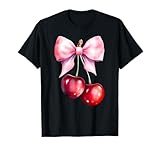 Photo Gallery coquette cherry and bows kawaii cherry estetica trendy maglietta Photo Gallery coquette cherry and bows kawaii cherry estetica trendy maglietta