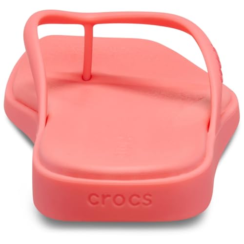 Image of Crocs Women's Miami Flip Flops | Square Toe Flat | 360 Degree Comfort | Croslite Foam Footbed