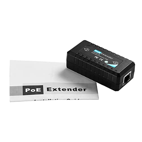 Image of Revotech 1 Port POE Extender IEEE 802.3af Standard 10,100Mbps 100m(328 ft) POE Repeater for POE IP Camera Over Cat5 or UTP Cables(POE5002)