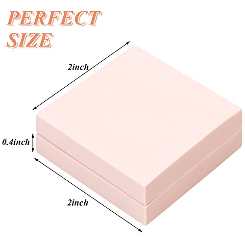 RNKP 6 Pack 2\"x2\" Pink Rubber Stamp Carving Blocks and Linoleum Block Carving Tools Stamp Production Kit, Making for Print Making, Stamp Soft Rubber Crafts, Soft and Easy to Carve (Square) - Thumbnail 2