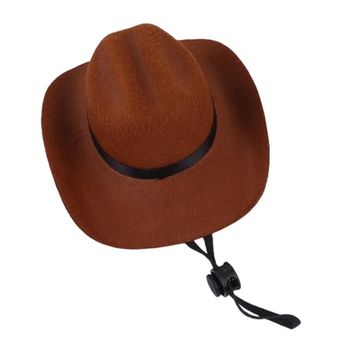 Nonwoven Fabric Denims Hat for Dog and Cats Western Themed Light Weight Breathable Easyly Maintenance Regulable Secure Photo Pet
