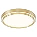 LPFWSK Plafonnier LED rond ultra-mince de 2,7 pouces 3 températures de couleur Plafonnier intégré à intensité variable Simplicité Mode Décoration d'intérieur Luminaires adaptés à la chambre et au salo