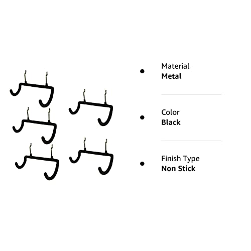 Menecor 5Pcs Pegboard Drill Holder Pegboard Double Hooks Drill Hook For Drill,Accessories Bag,Other Power Tools Etc #TOP7
