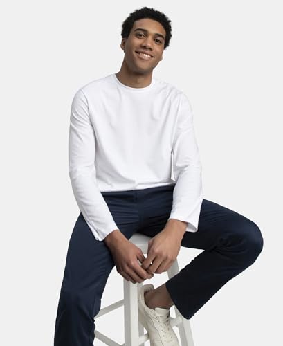 Image of Jockey IM22 Men Super Combed Supima Cotton Solid Round Neck Full Sleeve T-Shirt