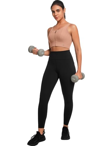 Image of Yvette Front Closure High Impact Sports Bra for Women | Cup Sizes A to DDD Up to 5XL, Sewn in Pads, No Underwire, Breathable Fabric Moisture-Wicking, Easy on and off, Full Coverage