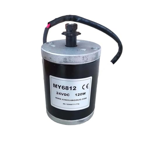 FYZKXAJIF Szybki silnik MY6812 DC 150 W 120 W 100 W 12 V/24 V z małym szczotkowym silnikiem zębatym (MY6812 150 W, 12V)