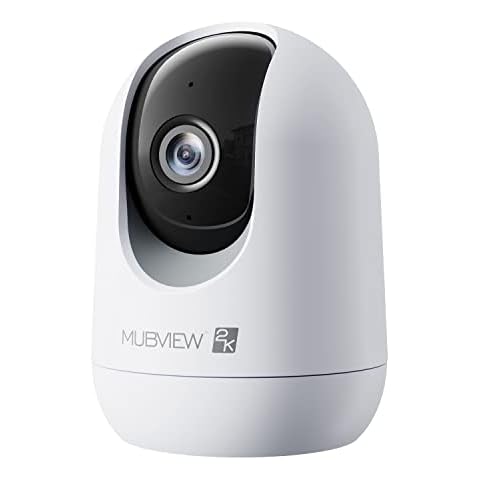 Indoor Security Camera 2K, Pet Camera with Phone App, WiFi Cameras for Home Security Camera for Dog/ Baby Monitor/Elder Pan Tilt, 2.4G, 24/7, 2-Way Talk, Human Detection, Motion Tracking, Cloud Cover