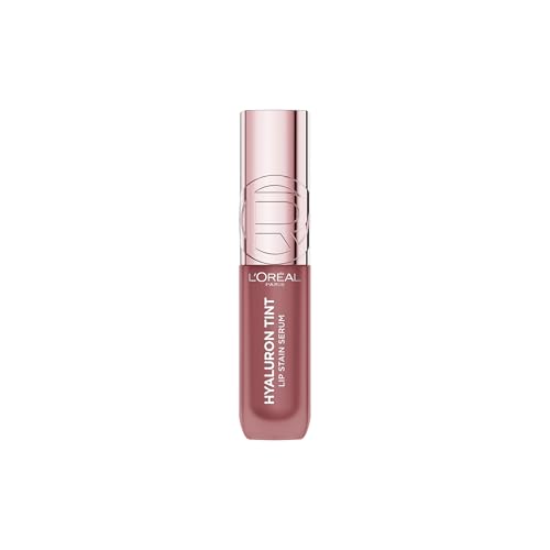 L’Oréal Paris, Tinta de Labios Multiusos, Hidratación Intensa y Color Natural, Enriquecida con Ácido Hialurónico, Hyaluron Tint, Color: Worth It Medium (635)