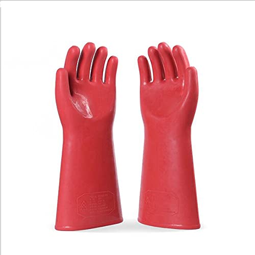Isolierende Gummihandschuhe, 12 KV, elektrischer Arbeitsschutz/ArbeitshandschuheUnisex – Bild 3