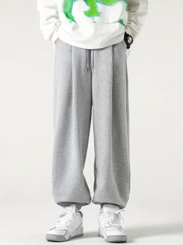 Image of dockstreet Mens Baggy fit Jogger /Sweatpants /Gym Gear, Trouser, Loose Home Relaxed Pants