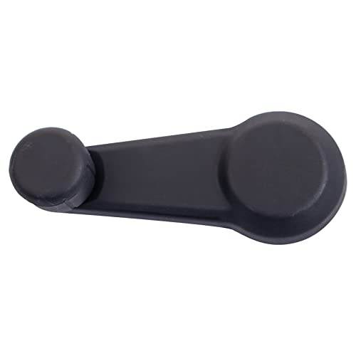 Image of TRQ Window Crank Handle Black Compatible with 2004-2012 Chevrolet Colorado GMC Canyon 2006 Isuzu i-280 2007-2008 i-290 i-350 i-370 2009-2012 NPR NPR-HD