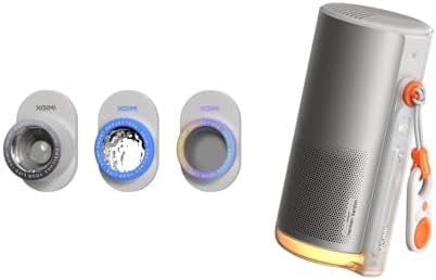 MoGo 4 Laser Portable Projector with 4 Filters & Magnetic Creative Filter (3-Pack)