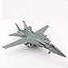 FMOCHANGMDP Military Fighter Alloy Die Cast Model, 1/72 Scale F14B Tomcat Fighter VF-143 Pukin Dogs 2002 Model Toys, 10.4 x 10.7Inchs