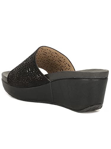 Image of Bata Women's DANBURY WEDGE MULE Slippers