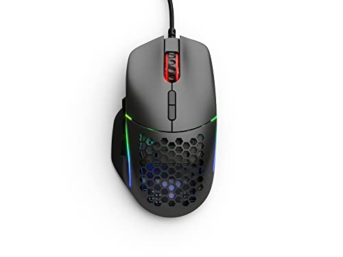 Glorious Gaming Model I Wired Gaming Mouse - 69g Superlight, 2 Swappable Buttons, RGB, PTFE Feet, 9...