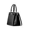 Kate Spade Staci Medium Satchel Crossgrain Leather Black