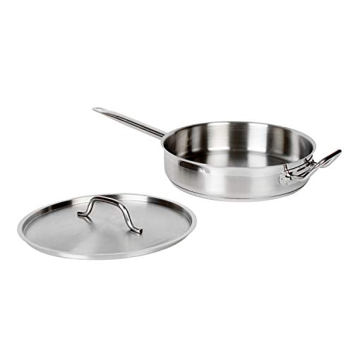 Sauteuse induction 7 Qt inox qui ne colle pas Thunder Group SLSAP070 - 4