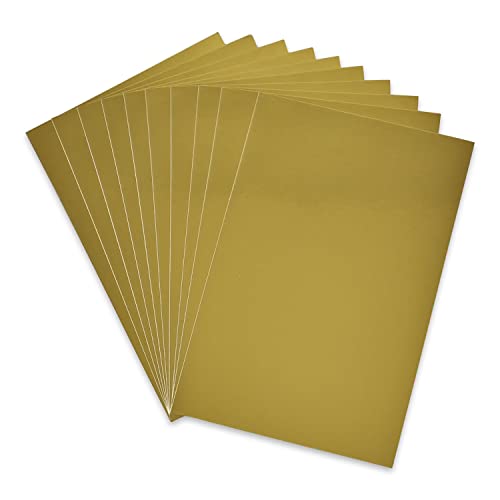 Reviews de Cartulina los mejores 10. 44 Coolprints Cartulina Metalica Tipo Espejo Metalizada Premium 230gr 20cm x 30cm 10 Piezas (Dorado)