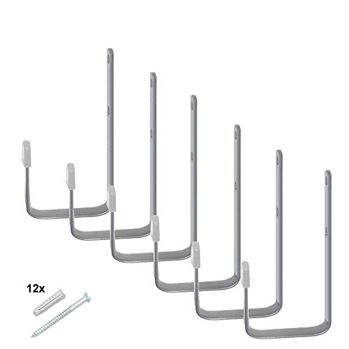 Element System HOOK Biertisch-Haken-Set für Bier-Tisch und -Bank, 85 x 40 mm, 1 Set, weißaluminium, 11360-00000 1 Element System HOOK Biertisch-Haken-Set für Bier-Tisch und -Bank, 85 x 40 mm, 1 Set, weißaluminium, 11360-00000