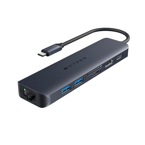 HyperDrive Next 7 in 1 USB-C Hub, Midnight Blue
