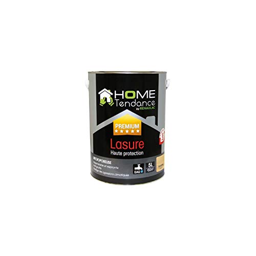 HOME TENDANCE Lasure haute protection 5 L incolore satiné