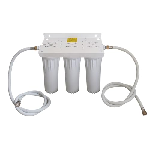 Filtro de agua para máquina de hielo industrial purificador comercial para cafetería restaurante dispensador de agua fría y caliente cartucho de filtro purificador (Tubería de agua terciaria)