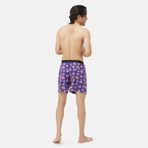 Image of Bummer Micro Modal Boxer Shorts for Men - Ultra Soft & Breathable, 3 Times Softer Than Cotton, Anti-Bacterial, Stretchable for Ultimate Comfort & Style, Pack of 1 (A Shark Tank Product)