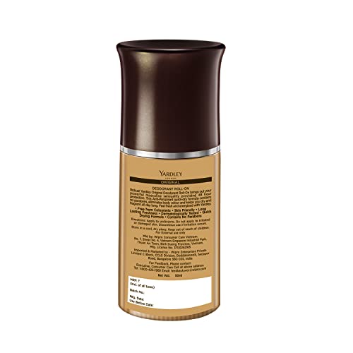Yardley London Original Deodorant Roll-On for Men, 50 ml - Image 4