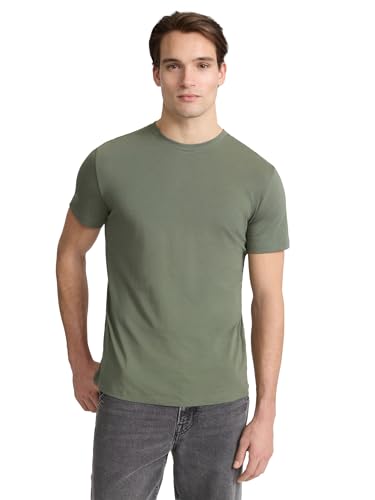 EXPRESS Men’s Perfect Pima Cotton Tee – Crew Neck Short Sleeve, Ultra-Soft Premium Knit