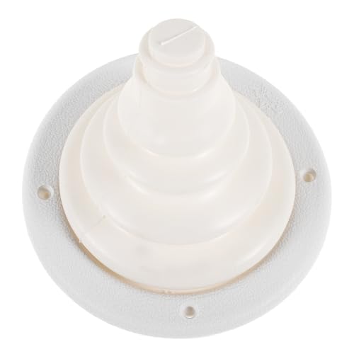 Adaptador de cono de goma blanco estanco para agujeros de protector de cable