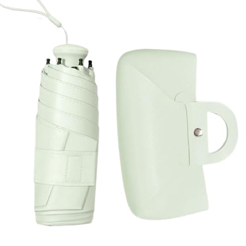 Sombrilla Plegable Protectora Solar acero16.5x6.5cm Sombrilla Protectora UV Ligera y compacta Fácil de transportar Impermeable Bloqueo UV para Eventos Deportivos,Actividades al Aire Libre y Camping