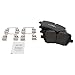 KQXAXSX Brake Pads & Rotors Kit Ceramic for Land for Rover Discovery 2017 for Rover Rover 2014-2018 for Rover Rover Sport 2014-2018 BR901396 LR033302