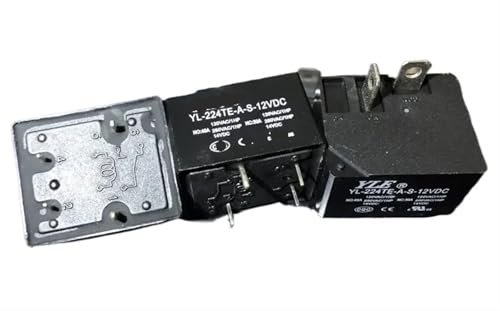 Relé YL-224TE-AS-12VDC T91-1A-12V-40A interruptor de 4 pines para coche