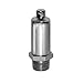 Legend Valve 110-324 Chrome Plated Straight Economy Air Vent, 4.2"x3.6"x1"