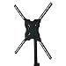 Gator Frameworks Deluxe Adjustable Quadpod LCD/LED TV Monitor Stand with Lift Piston; Fits Screens up to 65" (GFW-AV-LCD-25)