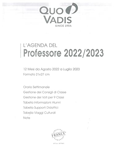 Agenda del professore Impala compatibile con Quo