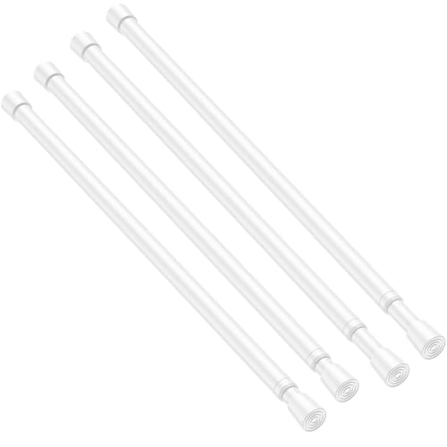 Fvonzn 4 Pcs Tension Rod 26 to 39 Inch, Adjustable