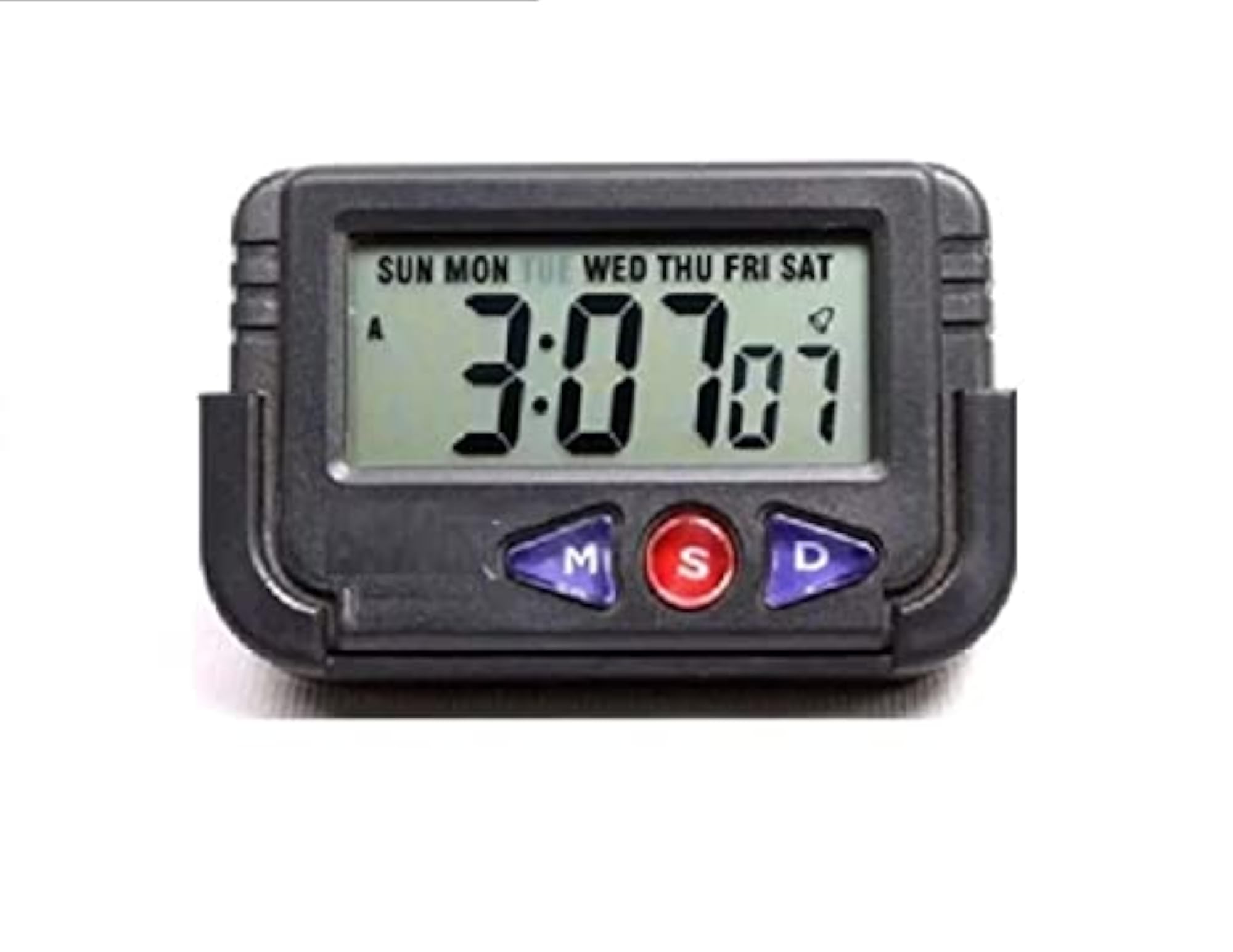 Car Dashboard Office Desk Alarm Clock, Digital Watch