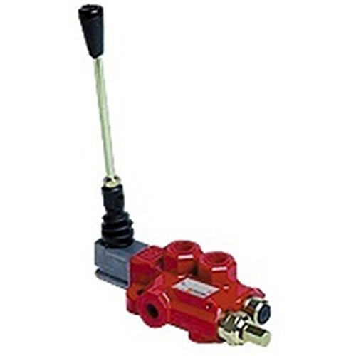 Bucher hidráulico 3/8 "40 L/min, un banco doble actuando 3 Posición Primavera Volver operada con palanca